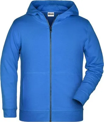 Produktbild von Sweat-Jacke mit Kapuze und Reißverschluss cobalt, Gr. XXL
