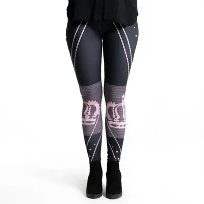 Produktbild von cosey - Business Line Leggings (Einheitsgröße) - Design Pinke Krone
