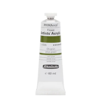 Produktbild von Schmincke 60ml PRIMAcryl Olivgruen Acryl 13 566 011