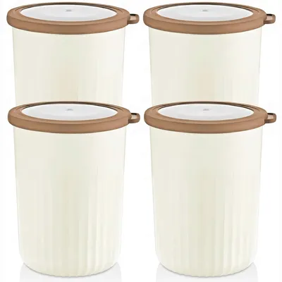 Produktbild von Vorratsgläser Set mit Luftdicht, BPA-frei Kunststoff, 4-tlg, 4x2,1L