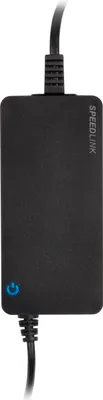 Zdjęcie produktu dla SPEEDLINK SL-6955-BK, Laptop, Wewnętrzna, 240 V, 90 W, Ochrona przez zbyt wysokim napięciem, Krótkie spięcie, Zabezpieczenie przed zbyt niskim napięciem, 4,62 A