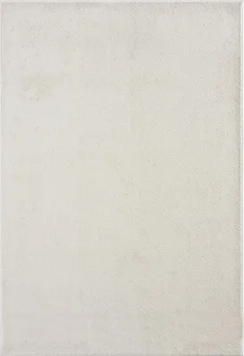 Produktbild von Hochflor Shaggy Teppich Wohnzimmer Langflor Einfarbig Uni Creme