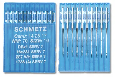 Produktbild von Schmetz 16x231 SERV 70 Rundnähmaschinennadeln 10 Stück