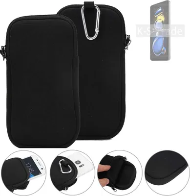 Produktbild von K-S-Trade Neopren-Hülle Handyhülle kompatibel mit Xiaomi Redmi Note 11T Pro Schutzhülle Neoprenhülle Sleeve Schutz-Hülle Gürtel Tasche Case