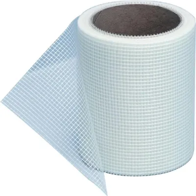 Produktbild von Selbstklebende Verstärkungsbahn Glasfaser, 15cm x 25m, Fugendichtband für Wände und Decken, Putzverstärkung Band
