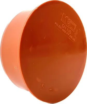 Produktbild von KG Muffenstopfen DN 110 PVC-U Kanalrohrsystem | Abschlusskappe | Abwasser Kappe Kunststoff | Kunststoffstopfen | Endkappe | Stopfen Muffe