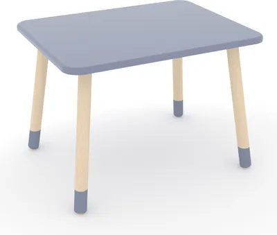 Produktbild von Rechteckiger Kindertisch - grau 65x50cm