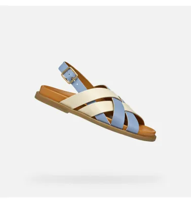 Produktbild von Geox Hellblaue Damensandalen Adelash 35