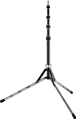 Produktbild von Bresser Carbon Lampenstativ 210?cm höhenverstellbar, 670?g, 2?kg Tragkraft, 1/4 Zoll Spigot, für Kamera & LED-Leuchten