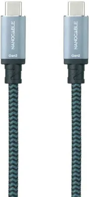 Obrázek produktu pro Nanocable 10.01.4103-COMB, 3 m, USB C, USB C, USB 3.2 Gen 2x2, 20 Gbit/s, Černá, Šedá