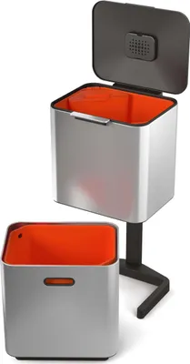 Produktbild von Joseph Joseph Totem Max. 60-Liter-Mülltrennungs- und Recyclingeinheit - Rostfreier Stahl