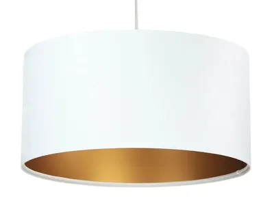 Zdjęcie produktu dla Lampa wisząca HOME 40 biała/złota