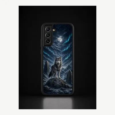 Zdjęcie produktu dla Etui do telefonu Samsung S22, pokrowiec ochronny z motywem wilka – LUNØIR ©