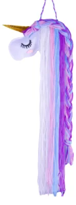Produktbild von Wandmontierter Halter für Tierhaarspangen, dekorativer Aufbewahrungsorganizer für Haarbänder, Haarspangen und mehr – ideal für Kinderzimmer.