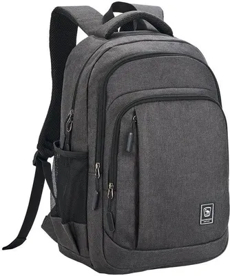 Obrázek produktu pro Velký voděodolný batoh s přihrádkou na 17,3palcový notebook, tmavě šedý