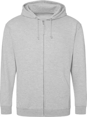 Produktbild von Awdis - Hoodie mit durchgehendem Reißverschluss für Herren PC7273 (5XL) (Grau meliert)