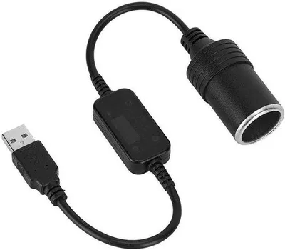Zdjęcie produktu dla Zasilacz samochodowy 12 V z wtyczką ścienną USB 5 V do gniazda samochodowego