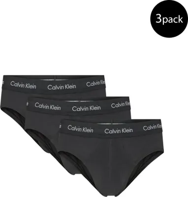 Produktbild von Calvin Klein Herren Slips 3er-Pack Schwarz : Größe - S Größe: S