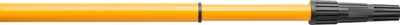 A close-up view of a telescopic paint roller handle.