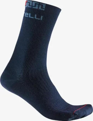 Zdjęcie produktu dla Klasyczne skarpety rowerowe CASTELLI – BANDITO MERINO 18 – niebieskie, rozmiar S-M