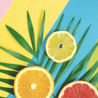 Produktbild von 20 Servietten Fresh Summer - Citrus auf Streifen 33x33cm