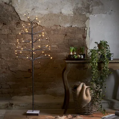 Zdjęcie produktu dla Star Trading Snowfrost Tree, Lekka ozdoba, Brązowy, IP20, 63 szt., LED, 1,5 W
