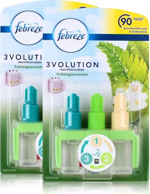 Produktbild von Febreze 3Volution Duftstecker Nachfüllflakon Frühlingserwachen 20ml (2er Pack)