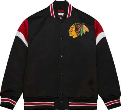 Produktbild von M&N Heavyweight Satin Jacke NHL Chicago Blackhawks - S