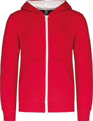 Produktbild von Kariban Kinder KAPUZENSWEATSHIRT mit Reißverschluss
