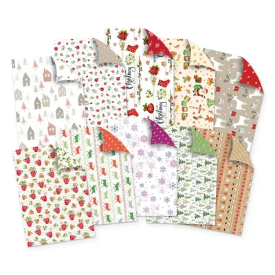 Produktbild von itenga Fotokarton Motivblock Weihnachten DIN A4 20 Blatt beidseitig bedruckt