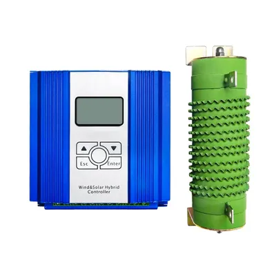 Produktbild von Pionowy generator turbiny wiatrowej, moc 3000 W, hybrydowy kontroler MPPT, 3000 W, tylko kontroler, 24 V