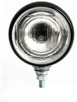 Image de Projecteur halogène universel, rond, boîtier noir, Ø 12 cm,