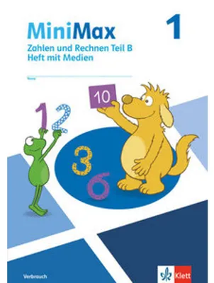 Image de MiniMax 1. Zahlen und Rechnen Teil B - Verbrauchsmaterial mit Medien Klasse 1