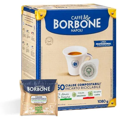 Immagine prodotto di Caffè Borbone Miscela Blu - 150 Cialde ESE 44mm Compostabili
