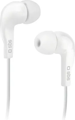 Imagen del producto de Auriculares SBS con cable, estéreo, modelo In-Ear Studio Mix 10, con conector de 3,5 mm, micrófono y botón para aceptar/finalizar llamadas