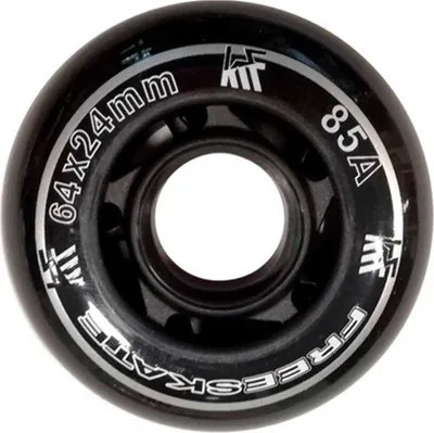 Obrázek produktu pro Krf Line První kolečka na brusle 4 ks černá 70 mm / 85A černá 70 mm / 85A