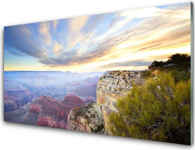 Produktbild von Acrylglasbilder 100x50 Wandbild Druck Meer Gebirge Landschaft