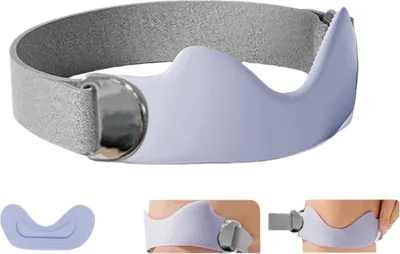 Immagine prodotto di INF Ginocchiera rotulea regolabile per escursionismo e sport - Supporto in silicone, taglia unica Blu