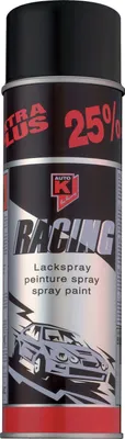 Obrázok produktu pre Auto-K Racing farba v spreji tmavočierna matná propagačná veľkosť 500ml