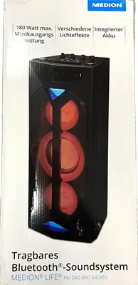 Produktbild von Tragbares Bluetooth Soundsystem MD 44040