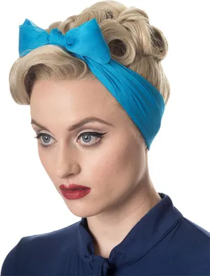 Produktbild von Banned Chiffon Halstuch / Kopftuch - Gradiation Scarf Blau