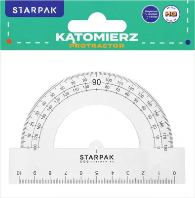 Produktbild von Winkelmesser 10 cm 180° Starpak 283231
