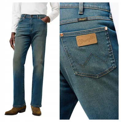 Produktbild von Wrangler | Herren Wrancher Regular Fit Bootcut Jeans, verwaschen, W31 L34