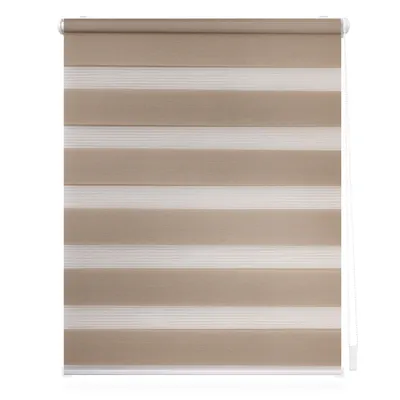 Produktbild von Lichtblick Duo Rollo Klemmfix, ohne Bohren Taupe, 120 cm, 120 cm x 150 cm (B X L) KDR.120.150.05