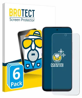 Produktbild von 6x BROTECT Schutzfolie für Oppo A6x 5G Displayschutz Displayschutzfolie Folie Matt Entspiegelungsfolie