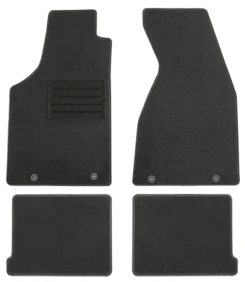 Fußmatten-Set für Audi 80 Cabrio, 07/1991-01/1994, 4-teilig, Schwarz