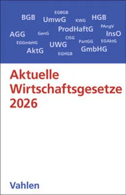 Obrázek produktu pro Aktuelle Wirtschaftsgesetze 2026