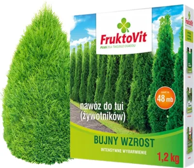 Produktbild von Thuja Dünger Spezialdünger Für Lebensbaum Zypressen Pflanzen NPK Mit Eisen 1,2kg