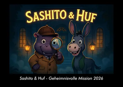 Produktbild von Sashito & Huf - Geheimnisvolle Mission 2026 Fotokalender DIN A3