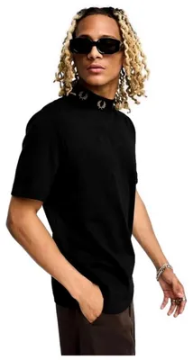 Produktbild von T-Shirt Fred Perry Laurel Wreath High Neck Tee für Herren